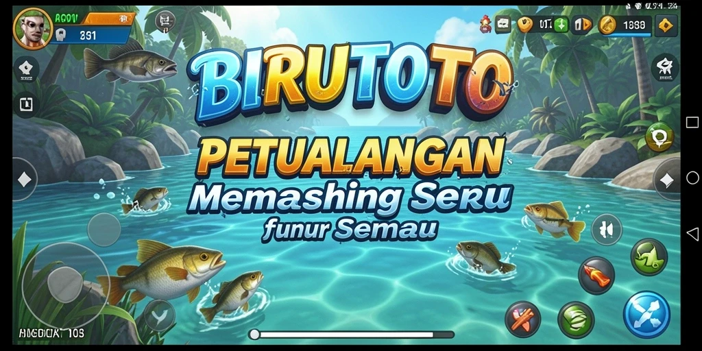 Tampilan menarik dari gameplay BIRUTOTO di tengah alam yang menakjubkan.