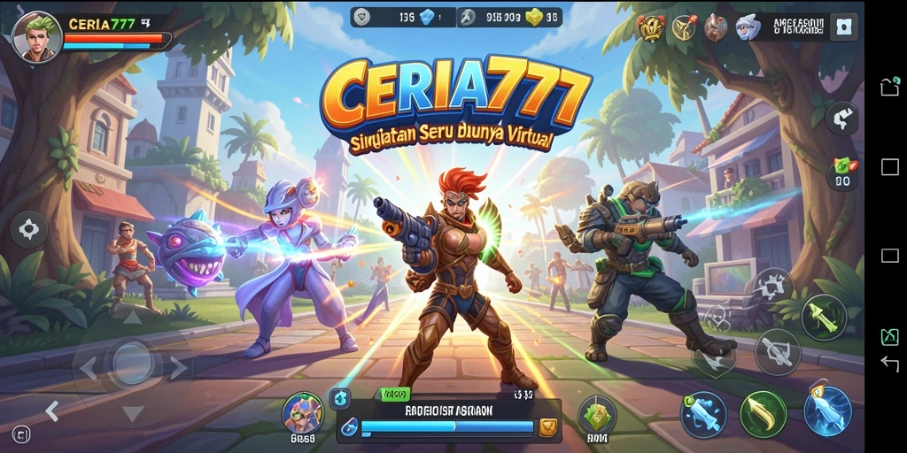 Tampilan gameplay CERIA777 yang menarik dalam dunia simulasi.