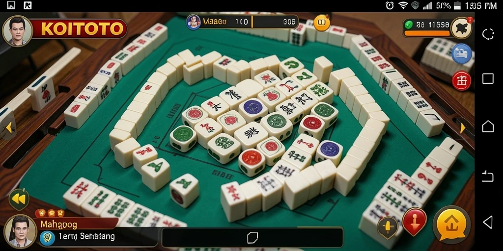 Gameplay seru KOITOTO dengan desain Mahjong yang menarik.