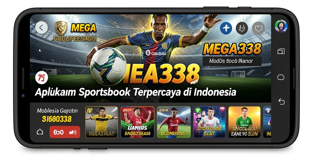 Tampilan antarmuka MEGA338 yang menarik saat memasang taruhan.