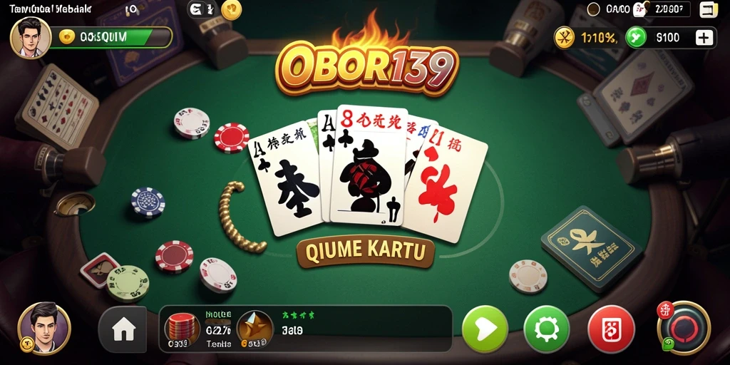 Screenshot dari gameplay OBOR138 menunjukkan momen ketegangan QiuQiu.