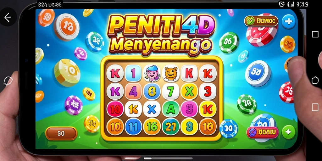 Screenshot utama PENITI4D menampilkan gameplay Bingo yang menarik dan interaktif.