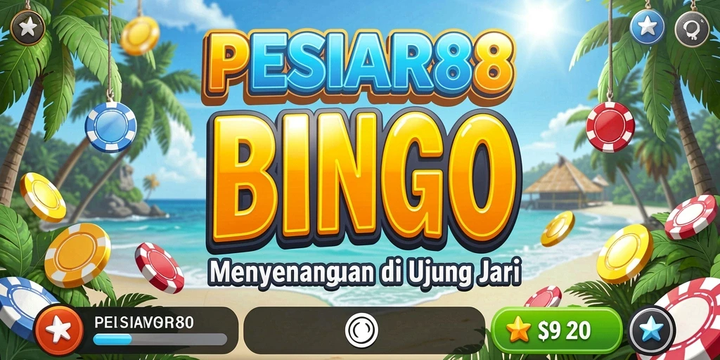 Tampilan gameplay seru dalam permainan Bingo PESIAR88.