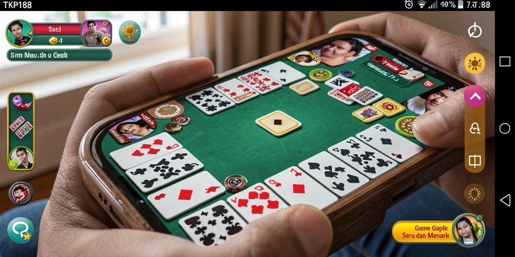 Tampilan layar gameplay seru dari TKP188 yang memperlihatkan momen menegangkan.
